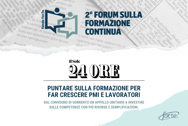 PUNTARE SULLA FORMAZIONE PER FAR CRESCERE PMI E LAVORATORI