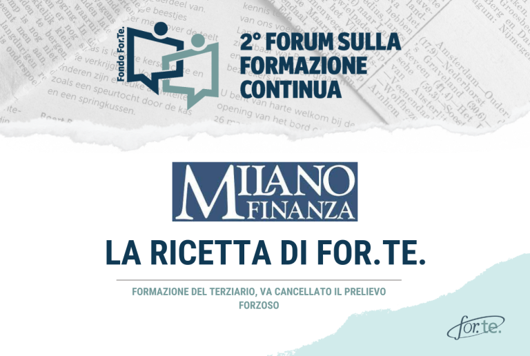 LA RICETTA DI FOR.TE.