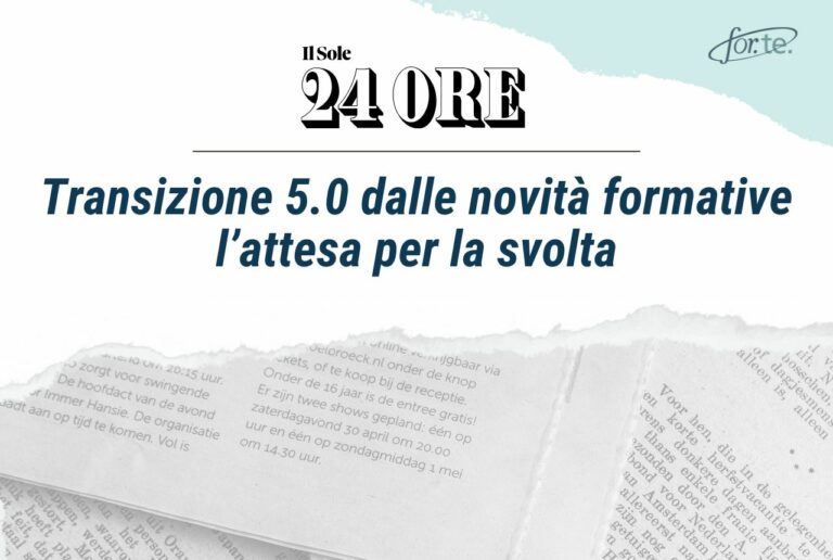 Transizione 5.0 dalle novità formative l’attesa per la svolta
